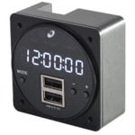 CH93 Chronos Series Digital Clock | 3.0Amp