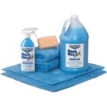 Premium Wash Wax ALL Waterless Car Wash Kit w/ Premium Aero Towels, & Mini Aero Scrubber