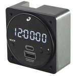 CH93 CHRONOS Digital Clock MAX Power USB Charger | USB-A & USB-C port