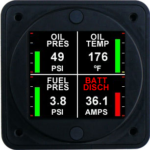 Oil Pressure, Oil Temperature, Fuel Pressure, Voltmeter Ammeter Kit - Image 3