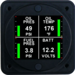 Oil Pressure, Oil Temperature, Fuel Pressure, Voltmeter Ammeter Kit - Image 6