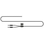 Stereo Headset Replacement, With Switch — Straight Cable