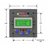 AERO 553-101-001 Panel Mount Digital Multi-Function CO Detector - Image 3