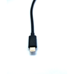 Cable Apple MFi Cert. Lightning to USB-A Male 0.4M (1.3Ft) Black - Image 2