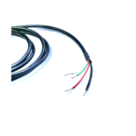 Cable Panel Mount USB-C Female 1.2M (3.9Ft) 4-Wires Solder Terminations Black - Image 3