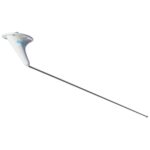 CI 222 AM FM BENT WHIP ANTENNA/BNC Female Connector, 88-108 MHz and 550-1600 MHz, 50 Ohms, 50 Watts, 4 Hole Mount, Airspeed 450 Knots