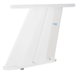 CI 295-300 SAR TRI BAND ANTENNA/White, 136-174 MHz and 380-520 MHz and 764-870 MHz, Single Port