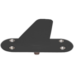 DMNI50-2-4 DME Transponder Blade Antenna | 960-1220MHz, C Connector, L-Band, Black