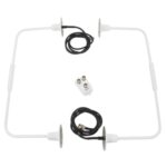 DM N48-3 VOR/LOC Balanced Loop Antenna | 108MHz–118MHz, BNC Male Connector, 4-Hole Mount (each side)