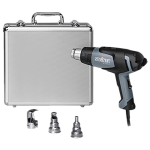 CLASSIC KIT/Includes: HL1920E heat gun, 14 mm reflector nozzle, 39 mm reflector nozzle, 9 mm reduction nozzle, catalog and silver case.