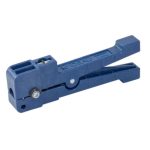 RINGER CABLE STRIPPER/Strips most non-round shielded cable including M27500. Spring-loaded head. Strips cables up to .12 in diameter. Fixed blades are sold separately and sized to insulation for accurate stripping.