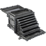 0450 Protector Mobile Tool Chest | Black, Includes 4 shallow & 2 deep drawers