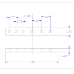 Rock Steady Blank 6″ H Bars - Image 2
