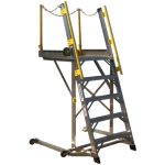 Lock-N-Climb Wheel Well Platform Safety Ladder | 65 in, B757/767