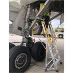 Lock-N-Climb Wheel Well Platform Safety Ladder | 65 in, B757/767 - Image 2