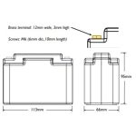 ETX6A-SPC (Battery for Custom Patio Louver Remote Control Box) - Image 7