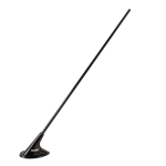 VHF Communications Antenna | 118-137 MHz, 4-Bolt Mount, BNC Female Connector, Gloss Black