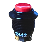 Otto Red Snap Action Push Button