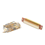 J101 CONNECTOR/D-SUB, 78 position Female, with crimp contacts. For use with RT7000PMR.