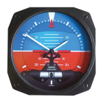 Wall Clock | Artificial Horizon Aviator Style, 10 Inch