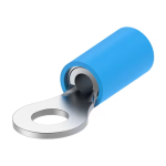 PIDG #8 Nylon Ring Terminal | 14 AWG, Blue