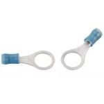 PIDG 6.35 mm Nylon Ring Terminal | 16 – 14 AWG, Blue
