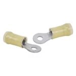 PIDG #6 Nylon Ring Terminal | 12 – 10 AWG, Yellow