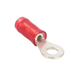 PIDG #6 Nylon Ring Terminal | 22 – 16 AWG, Red, 0.281""W, 0.797""L, 0.125"" Dia.