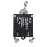 W31 Series Circuit Breaker | 50 Amp Rating, Toggle Actuator