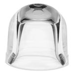 GLASS LENS/Clear, for use with A610 flashtube.