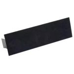CP-3FR Radio Cover Plate | 2x6.25 in, Flame Retardant, Black