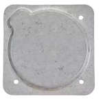 COVER PLATE/Aluminum, no paint. For use with altimeter or VSI
