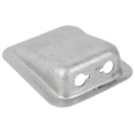 MIC and PHONE JACK HOUSING/Aluminum, no paint. Height: 1 Outside length: 3 1/2 Inside length: 3 Outside width: 3 Inside width: 2 1/8