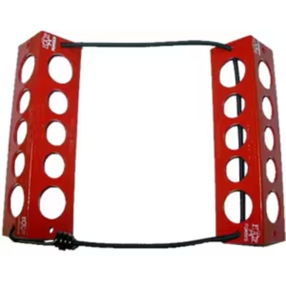 FAP C6-R Aluminum Travel Chock | Red, Small Wheel Size - Image 1