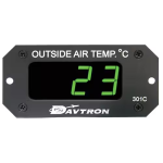 M301 Digital Outside Air Temperature Gauge | Celsius, Green LED, 3-Pin Remote Probe