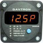 M655 5 Function Indicator Gauge | 2-1/4 Mount, O.A.T. ºC/ºF, Pressure/Density Altitude, DC Voltage