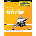 2025-2026 Instructor Pilot/CFI Test Prep | Softcover, Prepware Software