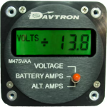 400 Series Voltage & Dual Amperage Meter | 2-1/4 Mount, 28V NVG Lighting