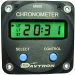 M800 Series Digital Clock | 14V NVIS Green A Lighting, Black