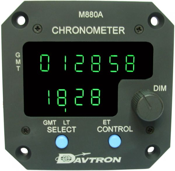 M880A-S M880A Chronometer | Green A NVG Display, 3 ATI, 28V - Image 1