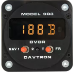 M903ID Digital VOR Gauge | Rear Mounted, Clock Mounted