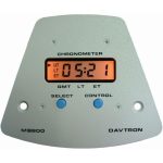 B800 Yoke Mount Digital Clock for Beechcraft King Air | 28V Lighting, Cream Color