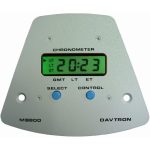 B800 Yoke Mount Digital Clock for Beechcraft King Air | 28V NVIS Green A Lighting, Cream Color