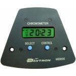 B800 Yoke Mount Digital Clock for Beechcraft King Air | 5V NVIS Green A Lighting, Black Color