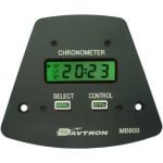 B800 Yoke Mount Digital Clock for Beechcraft King Air | 5V NVG Lighting, Black Color | Illuminated Buttons