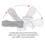 RAM® Double Ball Mount with Two Round Plates - C Size Medium - Image 4