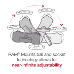 RAM® Double Socket Arm - C Size Short - Image 5