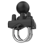 RAM® Double U-Bolt Ball Base for 1" - 1.25" Rails - C Size