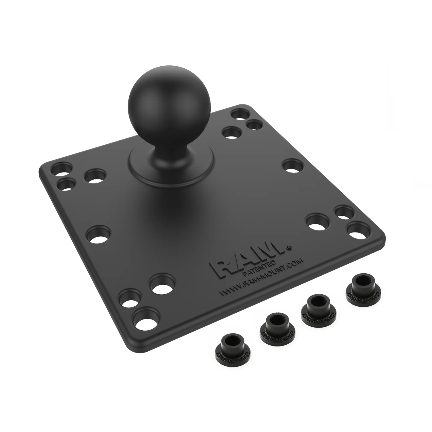RAM-246U 1 RAMĀ® 100x100mm VESA Plate with Ball - C Size - Image 1