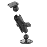 RAM® Double Ball Drill-Down Mount with Diamond Plate - Medium - Image 2